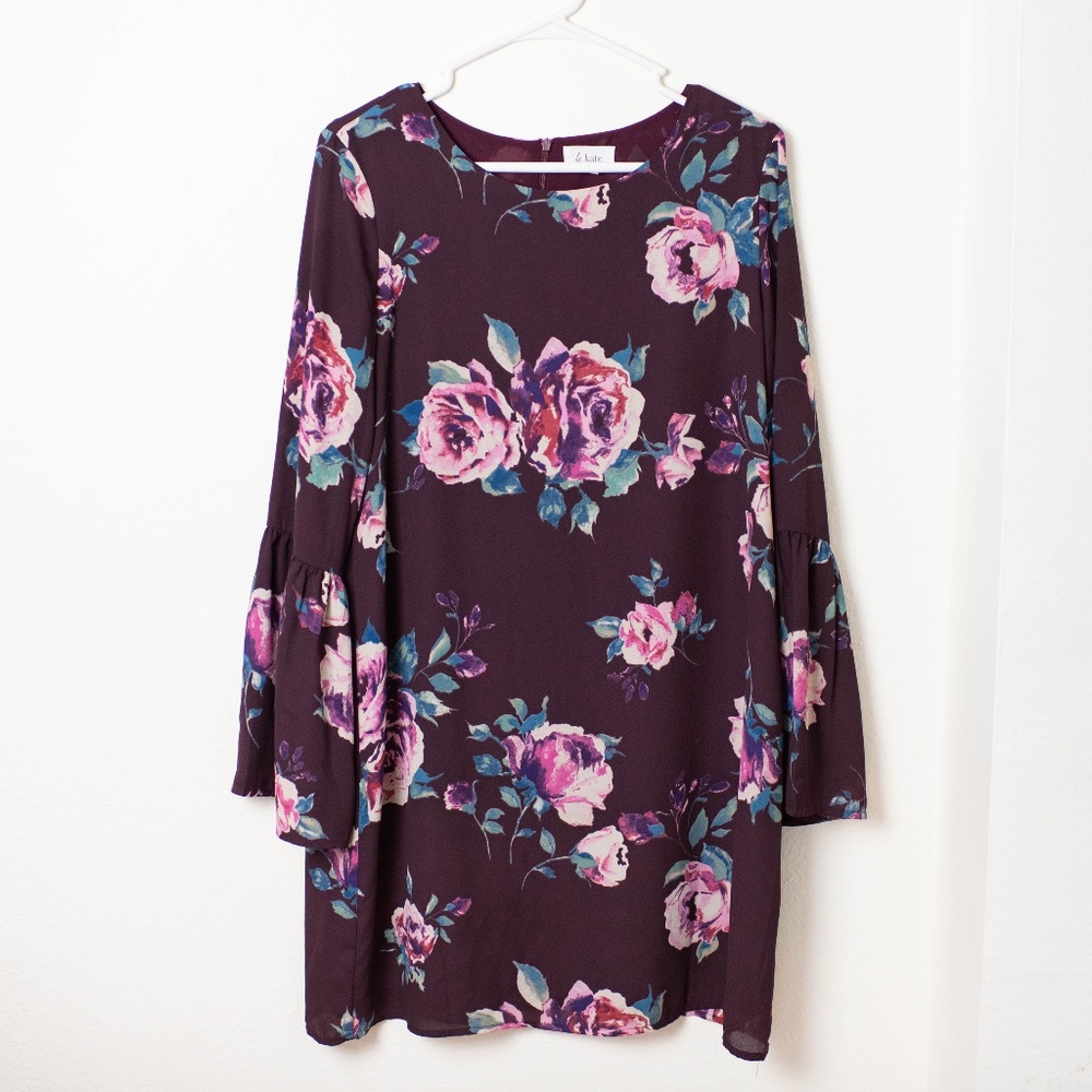 NWOT Le Kate Floral Mini Dress